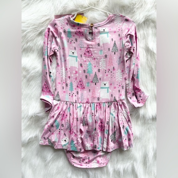 Bums and Roses Ruffle Dress - Picture 2 of 3